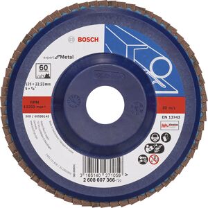 Bosch Lamelslibeskive B:mt Ø125x22mm K60 Flad - 2608607366