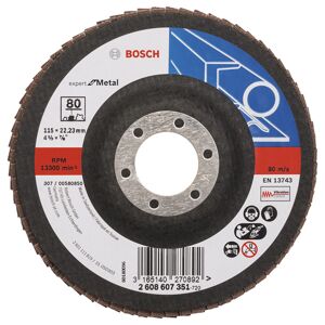 Bosch Lamelslibeskive B:m Ø115x22mm K80 Flad - 2608607351