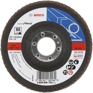 Bosch Lamelslibeskive B:m Ø115x22mm K60 Skrå - 2608606753