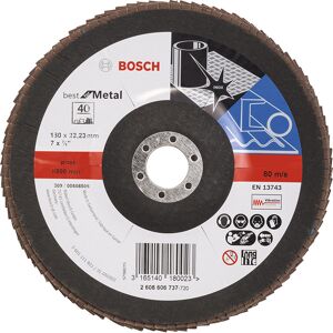 Bosch Lamelslibeskive B:mt 180x22mm K40 Skrå - 2608606737