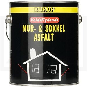 Borup Kemi A/S Borup Mur & Sokkelasfalt  + primer Til Tagtæt 1lt