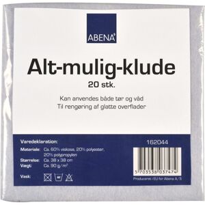 Abena  Alt Mulig Klude 38x38cm Blå/gul/rosa