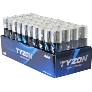 Tyzon AAA-alkaline-batterier 1,5V 40-pak