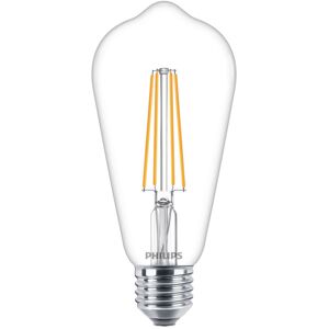 Philips LEDClassic Filament 40W ST64 E27  varm hvid  klar  ikke dæmpbar  1 stk - 8718696807897