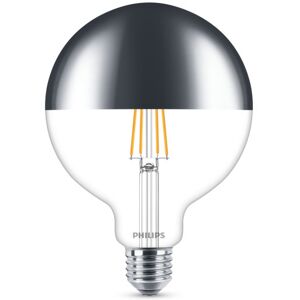 Philips LED Filament Topforspejlet 50W Globe  E27  klar  dæmpbar  1 stk - 929002412901