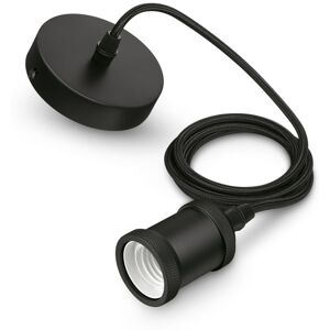 Philips Modern cord pendant black 1x60W 230V - 8718696167762