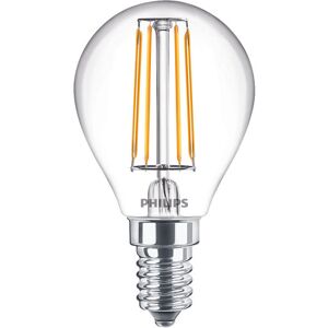 Philips LEDClassic Krone Filament  40W  E14  varm hvid  klar ikke dæmpbar  2-stk  - 8718699664923