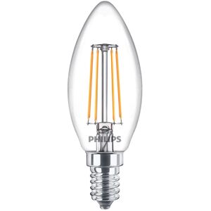 Philips LEDClassic Kerte Filament  40W  E14  varm hvid  klar ikke dæmpbar  2-stk  - 8718699664909