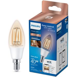 Philips Smart LED Tunable white - Filament kerte E14, klar