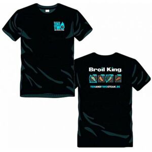 Broil King T-shirt 10&2 Sort - Stk 3XL