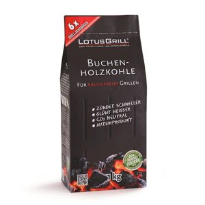 Lotusgrill Beech Charcoal 1kg Pose