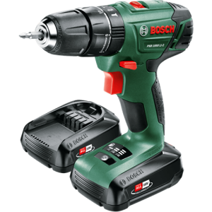 Bosch AKKUSLAGBOREMASKINE PSB 1800LI-2 2X1,5AH Slagboremaskine - 06039A3308