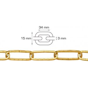 Home>it Home-it pyntekæde Ø3 mm x 2 meter messing
