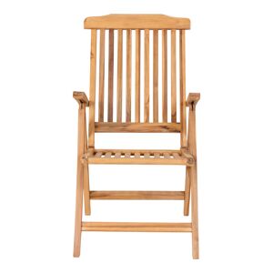 Homeshop Stol 5 position stol i teaktræ - 7001200