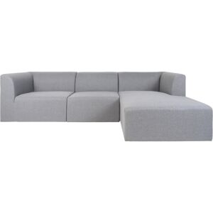 Homeshop Sofa i lysegrå - højrevendt 160/90x272xH67 cm HN1001 - 1301086