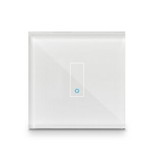Iotty Smart Switch single button faceplate - Design your own smart switch Colour: White