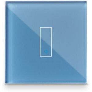 Iotty Smart Switch single button faceplate - Design your own smart switch Colour: Cyan