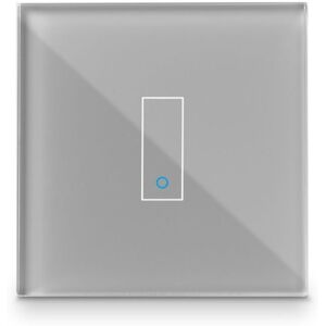 Iotty Smart Switch single button faceplate - Design your own smart switch Colour: Grey