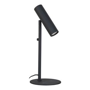Homeshop Bordlampe Lampe i sort med stofledning på 200 cm Pære: GU10/5W LED IP20 - 6409101