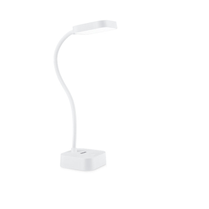 Philips Signify Philips Rock Funktionel LED Bordlampe i hvid plastik - DSK211 PT 5W 50K W USB 02