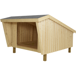 Plus A/S Plus Shelter inkl. tagpap - 225×291×170/107cm - 167460-1