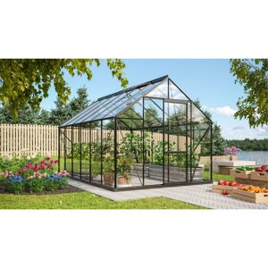 Vitavia Merkur 9900 Sort Drivhus 3mm Delt Glas