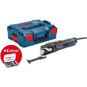 Bosch Professional-sæt: Multiskærer GOP 55-36 + tilbehørssæt med 4 dele i L-BOXX -  - 0601231104