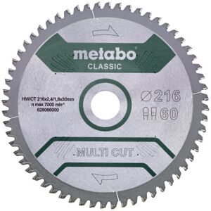 Metabo 4061792173651 - 628286000 Rundsavklinge multi cut, kvalitet classic, til semistationære rundsav