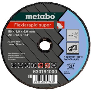 Metabo 4007430097897 - 630194000 Kvalitetsklasse A 46-U 9 Flexiarapid Super Inox