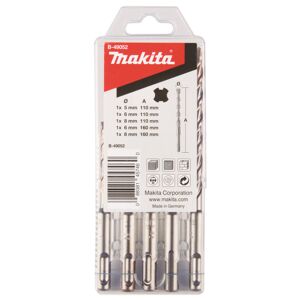 Makita SDS-vplus-borsæt Nr. 2 5 Stk. - B-49052