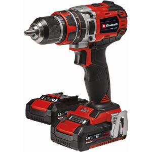 Einhell TE-CD 18-50 akku-slagboremaskine 2x18V-2,0Ah batteri og lader