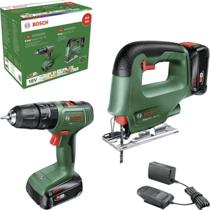 Bosch AKKUSLAGBOREMASKINE 18V 2X2AH M/EASYSAW Slagboremaskine - 06039D810A