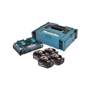 Makita Batteripakke 4 X Bl1850b + Dc18rd  - 197626-8