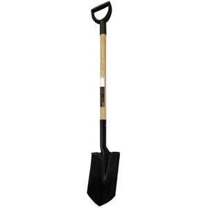 Fiskars Solid Spidsspade - Træ - 1014816