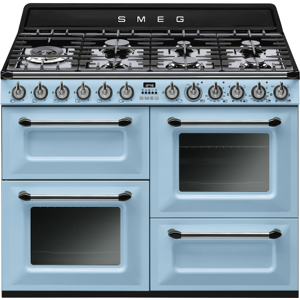 SMEG Danmark Smeg TR4110AZ - Gaskomfur Victoria pastelblå