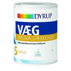 Dyrup Væg 05 - Ekstra Dækkende Hvid - 0,75lt