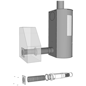 Aduro A/S Aduro Fresh Air Kit ø80 mm