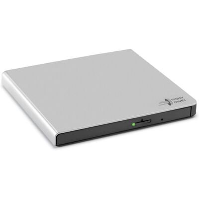 Hitachi Slim Portable DVD-Writer optisk diskdrev DVD±RW Sølv, ekstern DVD-brænder Hitachi Slim Portable DVD-Writer optisk diskdrev DVD±RW Sølv, ekstern DVD-brænder