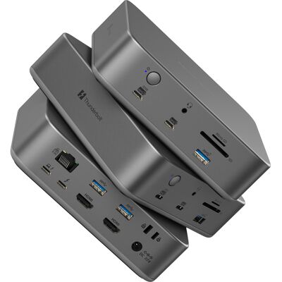 Kensington Thunderbolt 5 Triple 4K Dockingstation SD5010T5EQ, Docking station Kensington Thunderbolt 5 Triple 4K Dockingstation SD5010T5EQ, Docking station