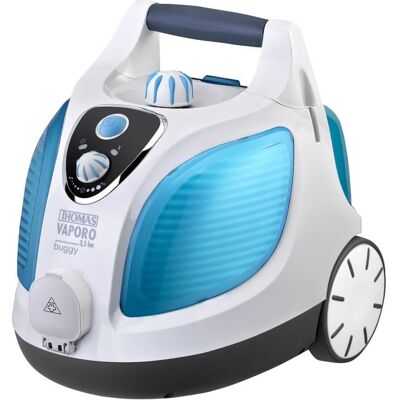Thomas Vaporo Buggy Cylinderdamp rengøringsmiddel 1.6L 1400W Blå, Hvid, Damprenser Thomas Vaporo Buggy Cylinderdamp rengøringsmiddel 1.6L 1400W Blå, Hvid, Damprenser