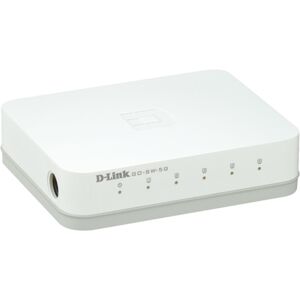 D-Link GO-SW-5G Ikke administreret Gigabit Ethernet (10/100/1000) Hvid, Switch