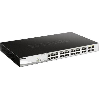 D-Link DGS-1250-28XMP Administreret L3 Gigabit Ethernet (10/100/1000) Strøm over Ethernet (PoE) Sort, Switch D-Link DGS-1250-28XMP Administreret L3 Gigabit Ethernet (10/100/1000) Strøm over Ethernet (PoE) Sort, Switch