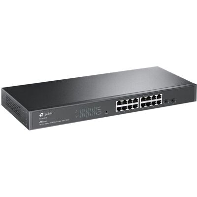 TP-Link Omada SG2218 netværksswitch Administreret L2/L2+ Gigabit Ethernet (10/100/1000) 1U Sort TP-Link Omada SG2218 netværksswitch Administreret L2/L2+ Gigabit Ethernet (10/100/1000) 1U Sort