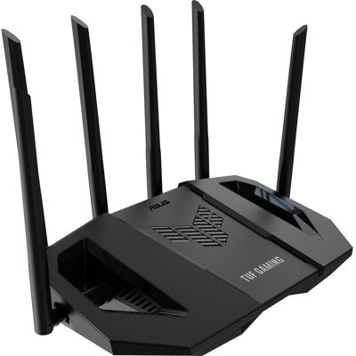 Asus TUF Gaming BE6500 (TUF-BE6500) trådløs router 2.5 Gigabit Ethernet Dual-band (2,4 GHz / 5 GHz) Sort, Mesh router Asus TUF Gaming BE6500 (TUF-BE6500) trådløs router 2.5 Gigabit Ethernet Dual-band (2,4 GHz / 5 GHz) Sort, Mesh router