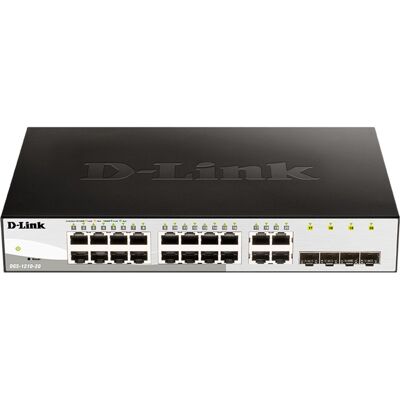 D-Link DGS-1210-20 Administreret L2 Gigabit Ethernet (10/100/1000) 1U Sort, Switch D-Link DGS-1210-20 Administreret L2 Gigabit Ethernet (10/100/1000) 1U Sort, Switch