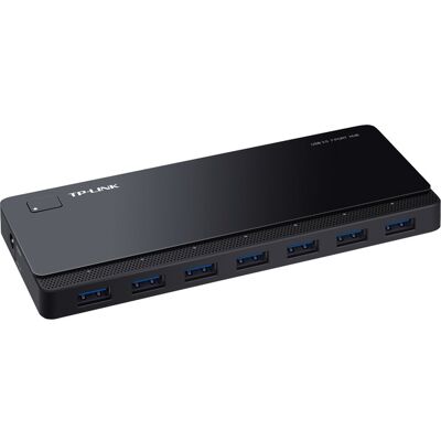 TP-Link UH700 interface hub USB 3.2 Gen 1 (3.1 Gen 1) Micro-B 5000 Mbit/s Sort, USB hub TP-Link UH700 interface hub USB 3.2 Gen 1 (3.1 Gen 1) Micro-B 5000 Mbit/s Sort, USB hub
