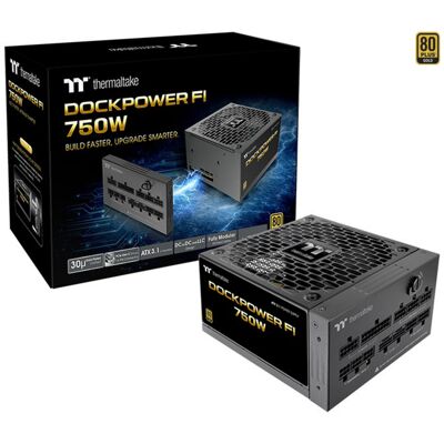 Thermaltake Dockpower FI 750W, PC strømforsyning Thermaltake Dockpower FI 750W, PC strømforsyning