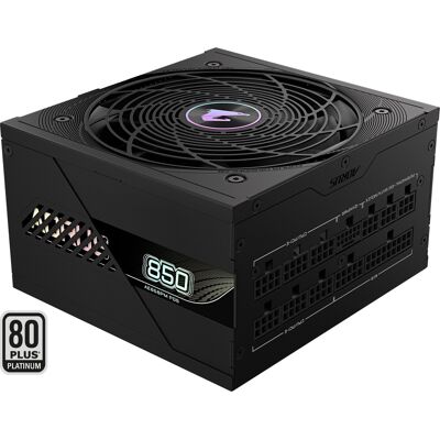 Gigabyte AORUS ELITE P850W enhed til strømforsyning 850 W 20+4 pin ATX ATX Sort, PC strømforsyning Gigabyte AORUS ELITE P850W enhed til strømforsyning 850 W 20+4 pin ATX ATX Sort, PC strømforsyning
