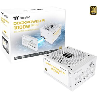 Thermaltake Dockpower FI 1000W Sne, PC strømforsyning Thermaltake Dockpower FI 1000W Sne, PC strømforsyning