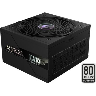 Gigabyte AORUS ELITE P1000W enhed til strømforsyning 1000 W 20+4 pin ATX ATX Sort, PC strømforsyning Gigabyte AORUS ELITE P1000W enhed til strømforsyning 1000 W 20+4 pin ATX ATX Sort, PC strømforsyning